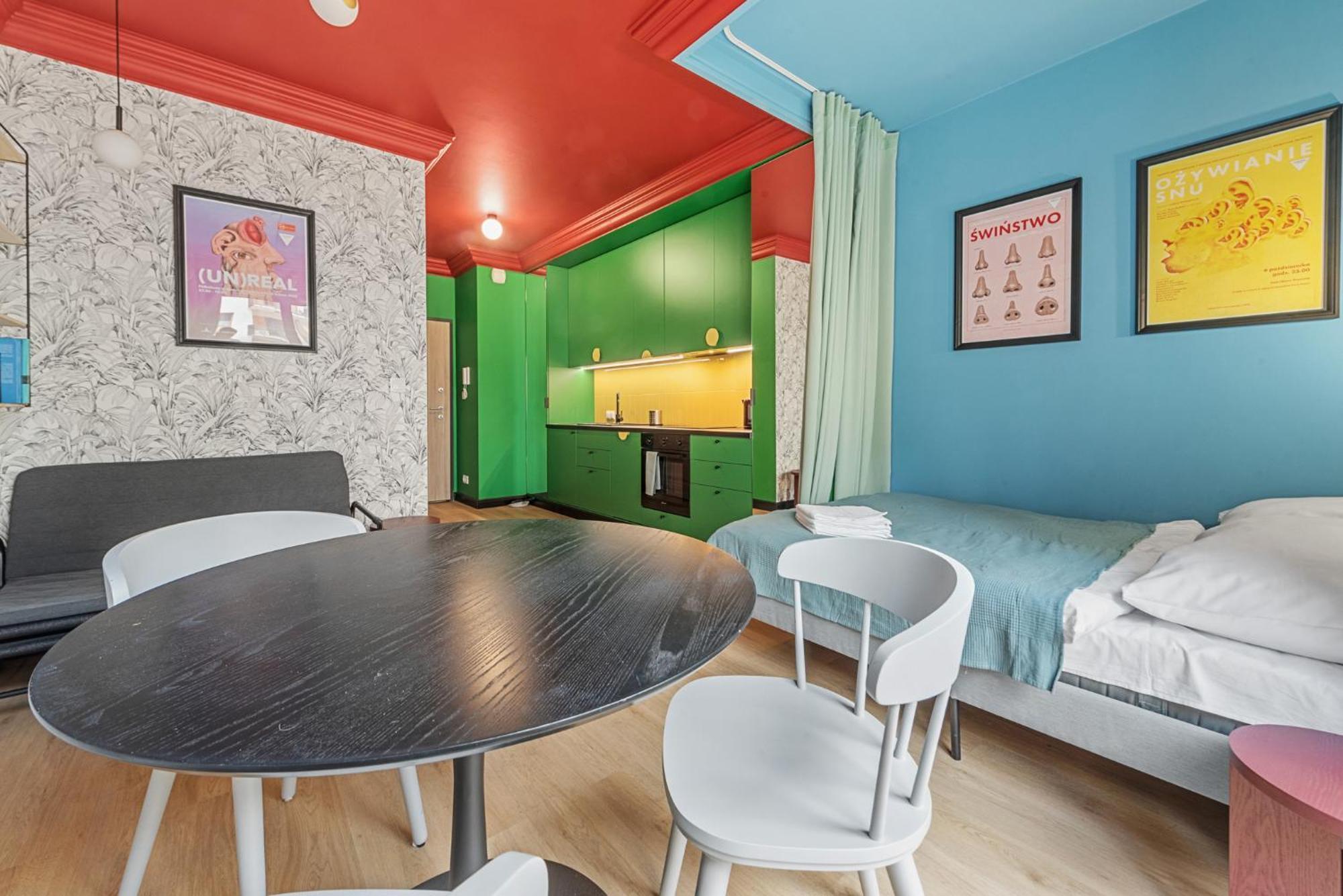 Colorful Apt Close To The Center Great Location Leilighet Warszawa Eksteriør bilde