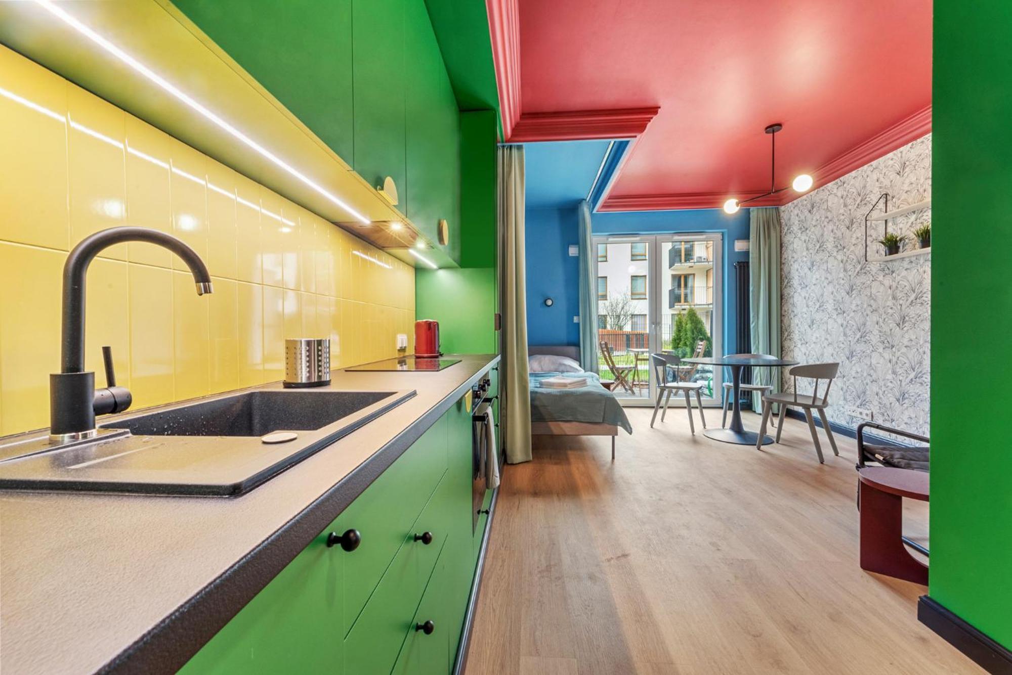 Colorful Apt Close To The Center Great Location Leilighet Warszawa Eksteriør bilde